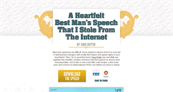 Desktop Screenshot of abestmanspeech.com